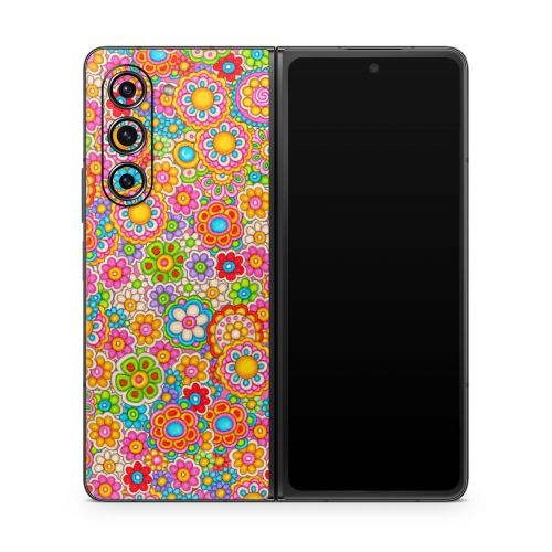 Bright Ditzy Samsung Galaxy Z Fold5 Skin
