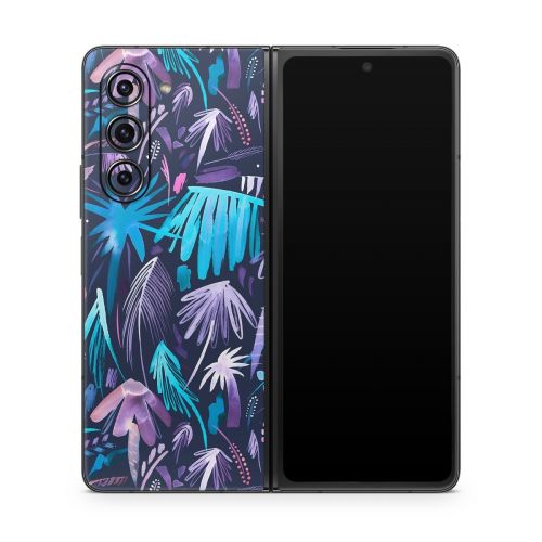 Brushstroke Palms Samsung Galaxy Z Fold5 Skin