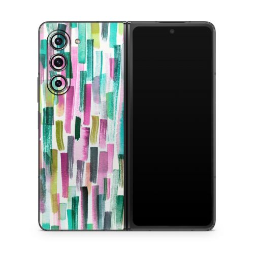 Colorful Brushstrokes Samsung Galaxy Z Fold5 Skin