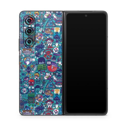 Cosmic Ray Samsung Galaxy Z Fold5 Skin