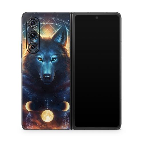 Dreamcatcher Wolf Samsung Galaxy Z Fold5 Skin