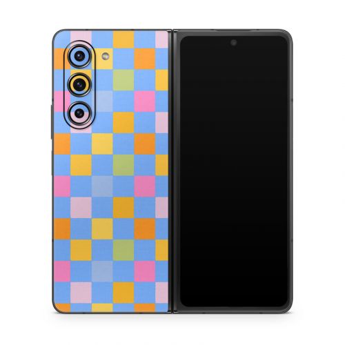 Eclectic Checker Samsung Galaxy Z Fold5 Skin