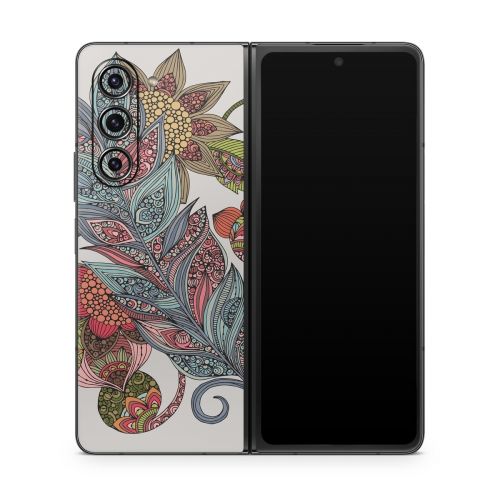 Feather Flower Samsung Galaxy Z Fold5 Skin