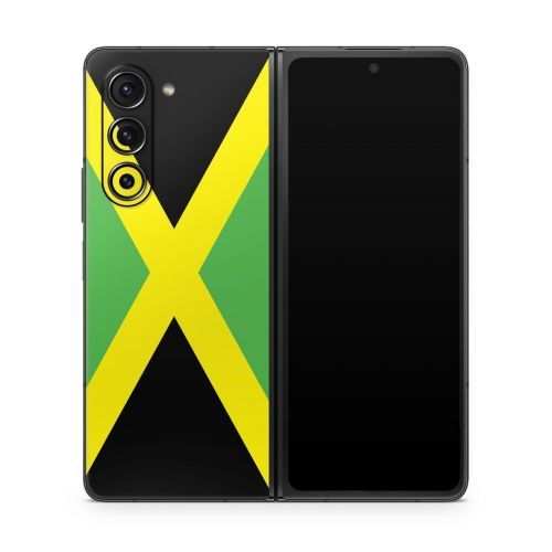 Jamaican Flag Samsung Galaxy Z Fold5 Skin