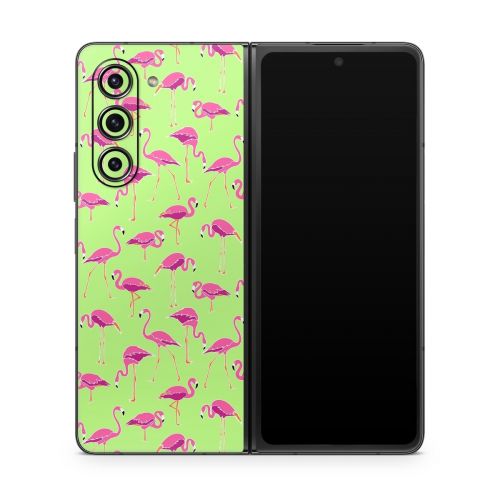 Flamingo Day Samsung Galaxy Z Fold5 Skin