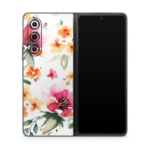 Fresh Flowers Samsung Galaxy Z Fold5 Skin