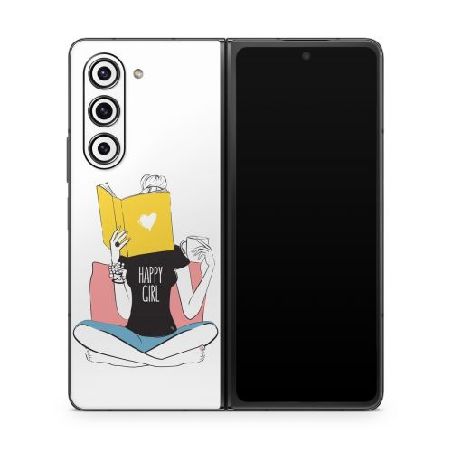 Happy Girl Samsung Galaxy Z Fold5 Skin