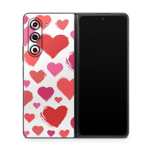 Hearts Samsung Galaxy Z Fold5 Skin