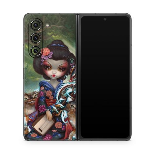Kirin and Bakeneko Samsung Galaxy Z Fold5 Skin
