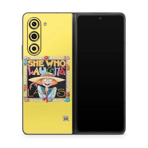 She Who Laughs Samsung Galaxy Z Fold5 Skin