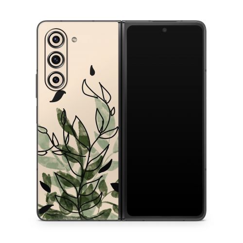 Leaves Samsung Galaxy Z Fold5 Skin