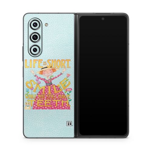 Life is Short Samsung Galaxy Z Fold5 Skin
