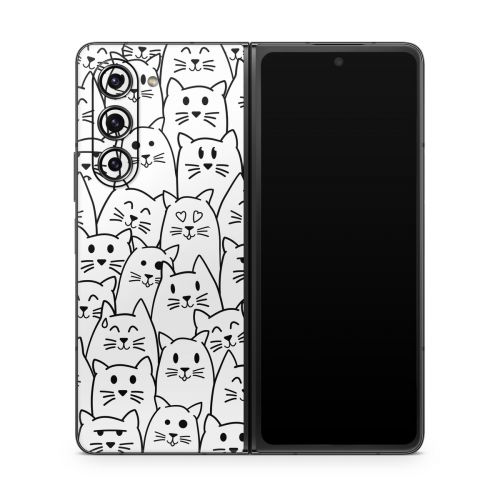 Moody Cats Samsung Galaxy Z Fold5 Skin
