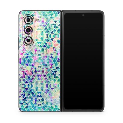 Pastel Triangle Samsung Galaxy Z Fold5 Skin
