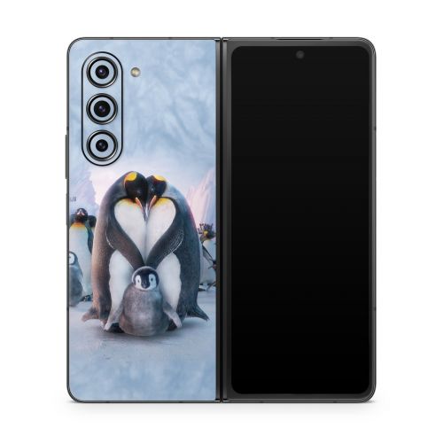 Penguin Heart Samsung Galaxy Z Fold5 Skin