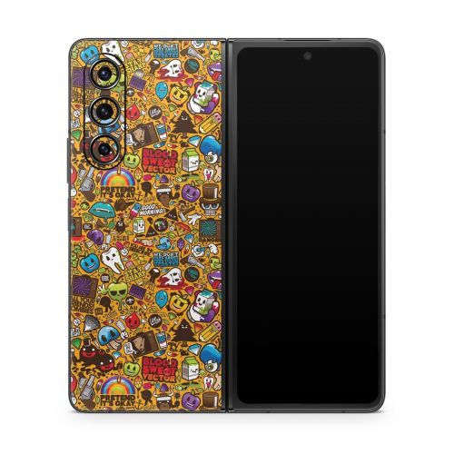 Psychedelic Samsung Galaxy Z Fold5 Skin