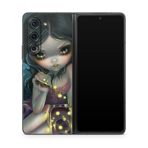 Releasing Fireflies Samsung Galaxy Z Fold5 Skin