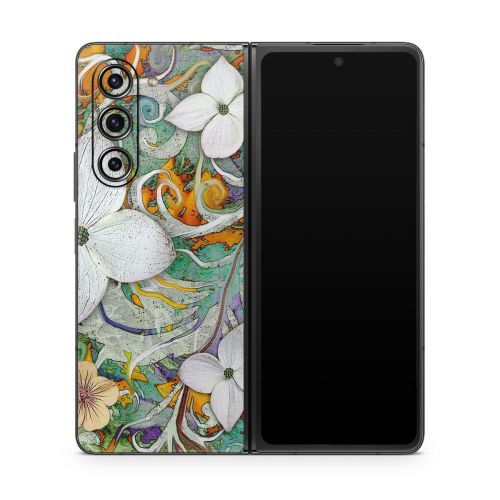 Sangria Flora Samsung Galaxy Z Fold5 Skin
