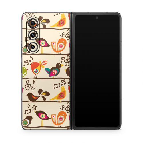 Singing Birds Samsung Galaxy Z Fold5 Skin