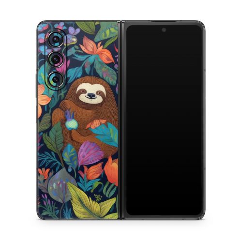 Garden of Slothy Delights Samsung Galaxy Z Fold5 Skin
