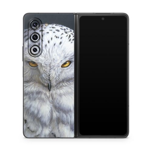 Snowy Owl Samsung Galaxy Z Fold5 Skin