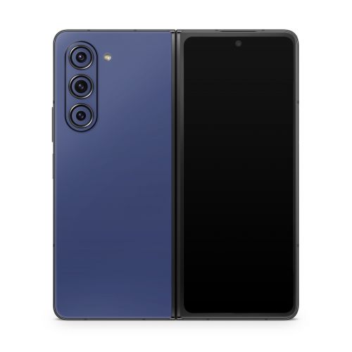 Solid State Cobalt Samsung Galaxy Z Fold5 Skin