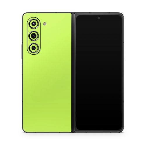 Solid State Lime Samsung Galaxy Z Fold5 Skin