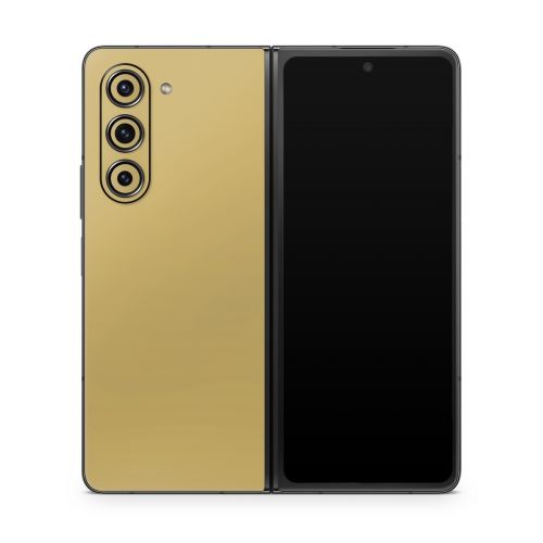 Solid State Mustard Samsung Galaxy Z Fold5 Skin