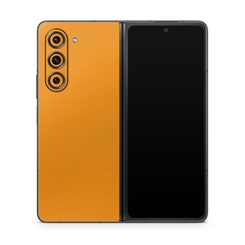 Solid State Orange Samsung Galaxy Z Fold5 Skin
