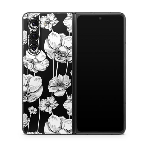 Striped Blooms Samsung Galaxy Z Fold5 Skin