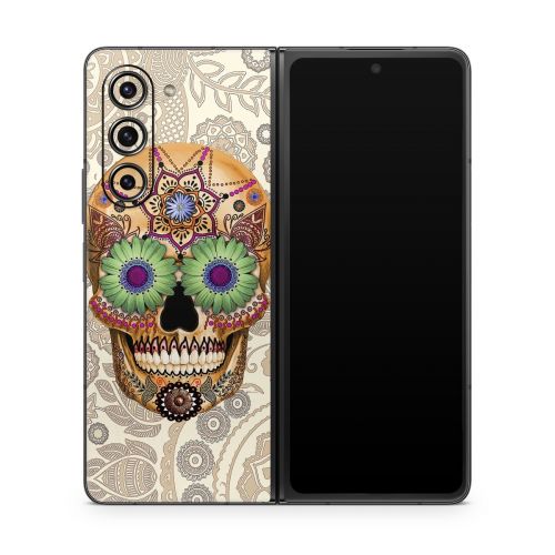 Sugar Skull Bone Samsung Galaxy Z Fold5 Skin