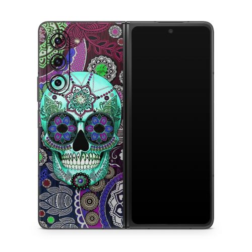 Sugar Skull Sombrero Samsung Galaxy Z Fold5 Skin