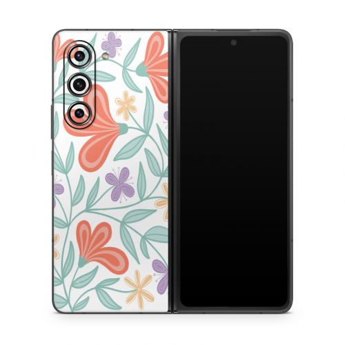 Summer Blooms Samsung Galaxy Z Fold5 Skin