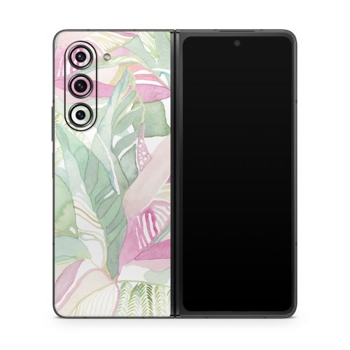 Tropical Leaves Samsung Galaxy Z Fold5 Skin