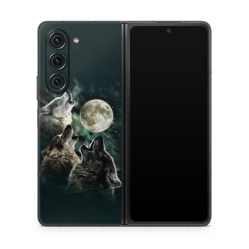 Three Wolf Moon Samsung Galaxy Z Fold5 Skin