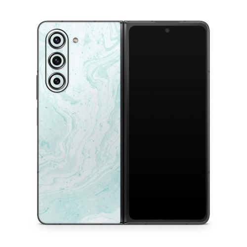 Winter Green Marble Samsung Galaxy Z Fold5 Skin