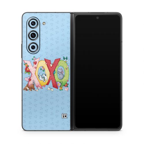 XOXO Puppies Samsung Galaxy Z Fold5 Skin