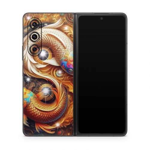 Yin Yang Koi Samsung Galaxy Z Fold5 Skin