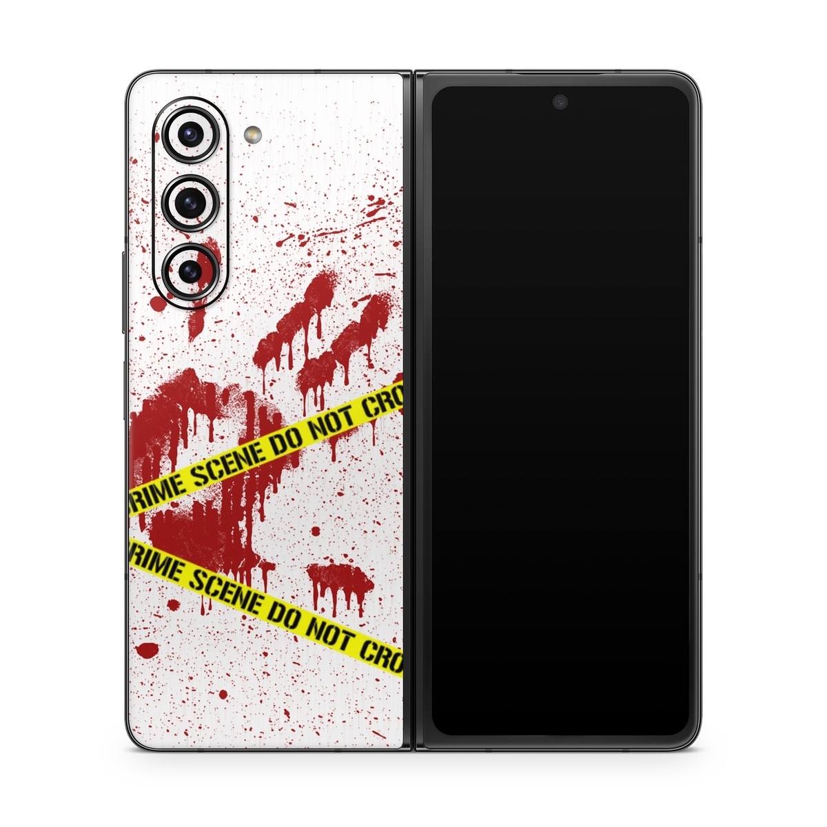 Samsung Galaxy Z Fold5 Skin design of Text, Font, Red, Graphic design, Logo, Graphics, Brand, Banner, with white, red, yellow, black colors
