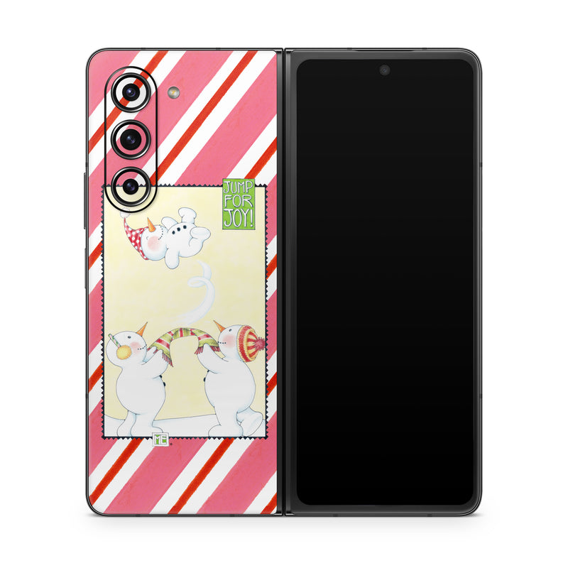 Samsung Galaxy Z Fold5 Skin design of White, Textile, Creative arts, Art, Rectangle, Pattern, Happy, Font, Illustration, Design, with white, black, yellow, red, pink, green, orange colors