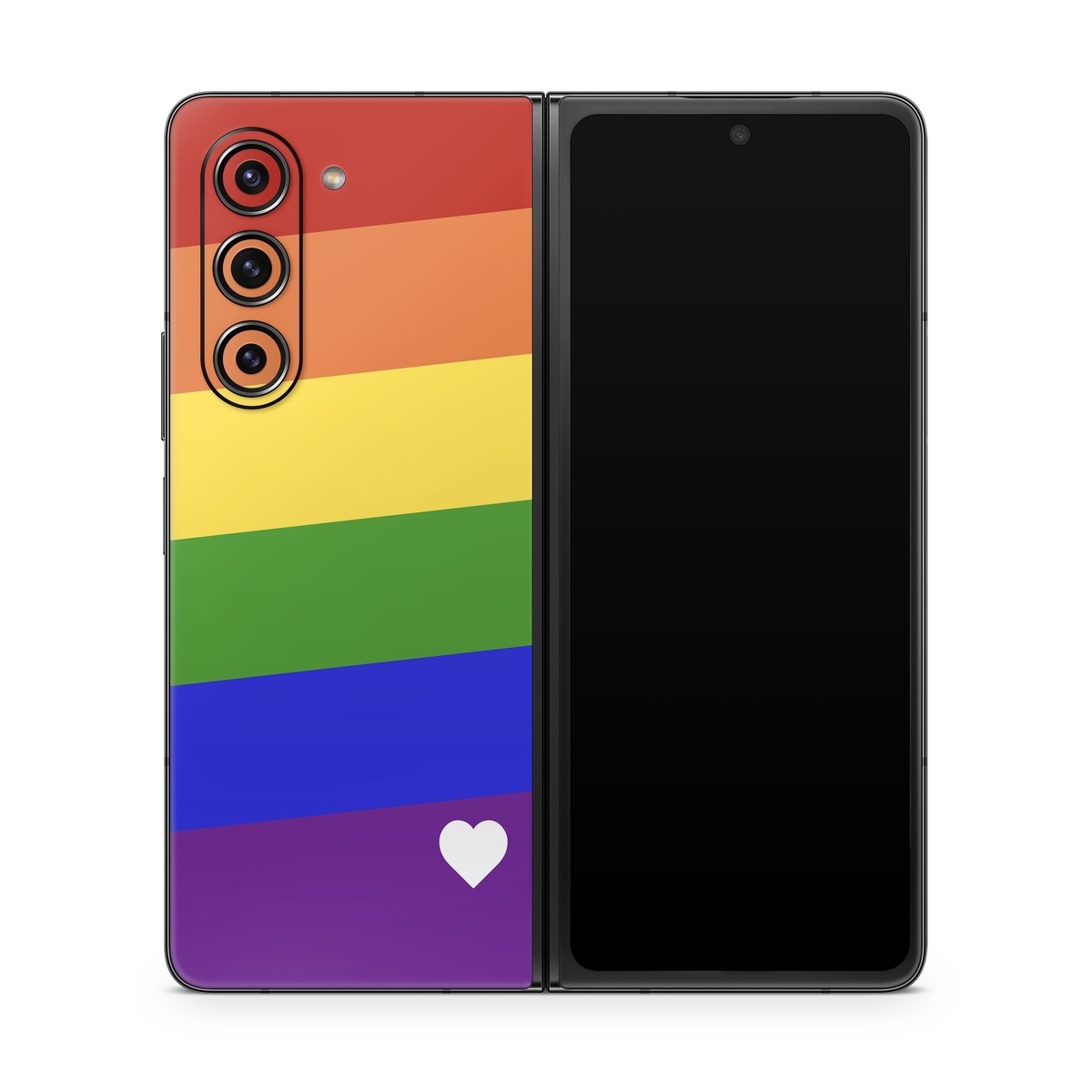Samsung Galaxy Z Fold5 Skin design of Yellow, Colorfulness, Line, Magenta, Tints and shades, with white, blue, purple, green, yellow, orange, red colors