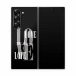 Black Love Samsung Galaxy Z Fold6 Skin