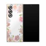 Blush Flower Frame Samsung Galaxy Z Fold6 Skin