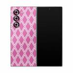 Pink Checks Samsung Galaxy Z Fold6 Skin