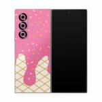 Strawberry Ice Cream Drip Samsung Galaxy Z Fold6 Skin