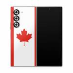 Canadian Flag Samsung Galaxy Z Fold6 Skin