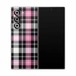 Pink Plaid Samsung Galaxy Z Fold6 Skin