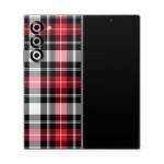 Red Plaid Samsung Galaxy Z Fold6 Skin