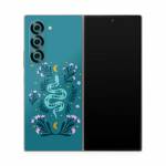 Snake and Flowers Samsung Galaxy Z Fold6 Skin