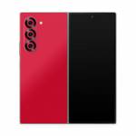 Solid State Red Samsung Galaxy Z Fold6 Skin